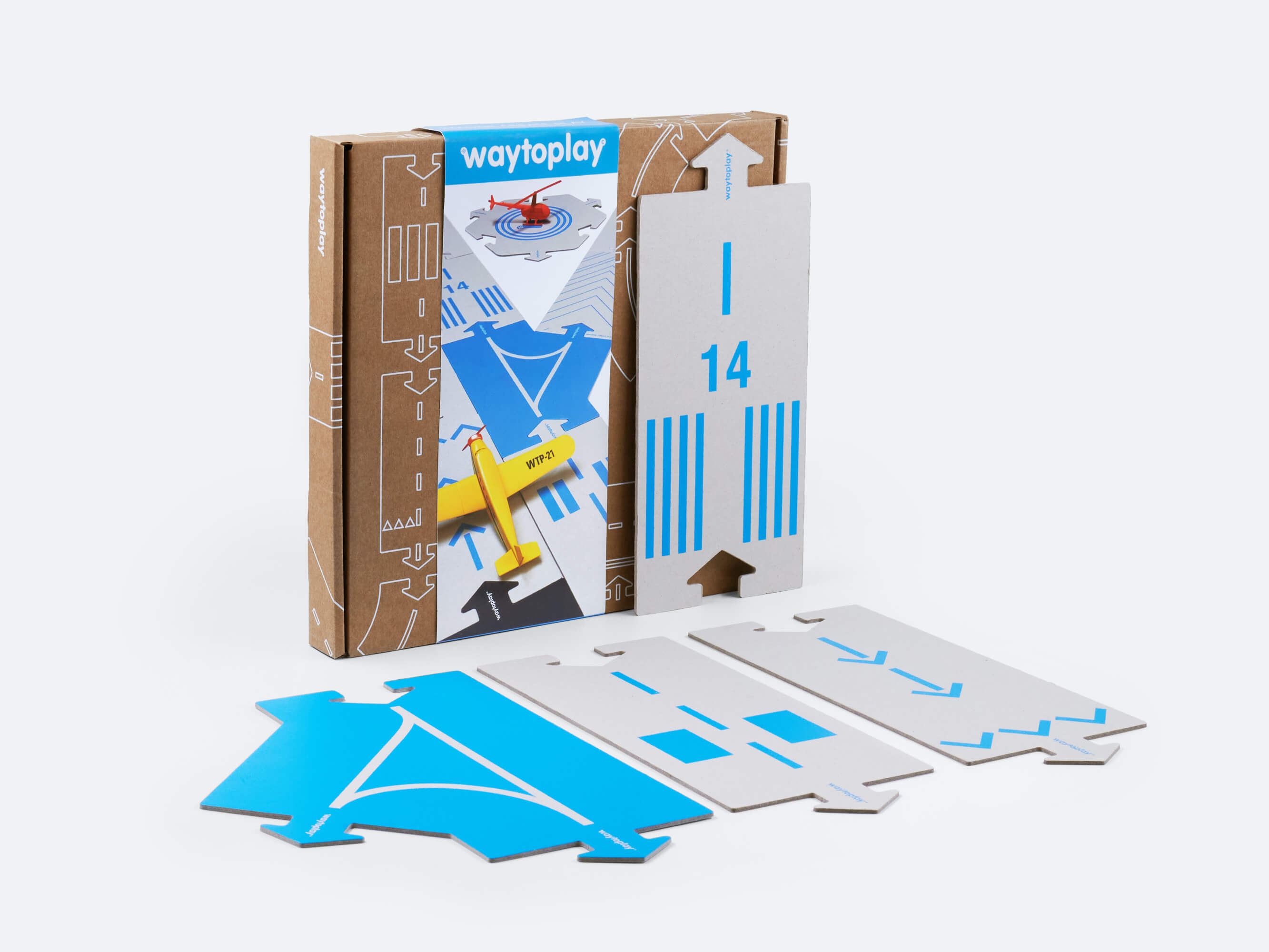 Runway Recycled Cardboard Toy Road