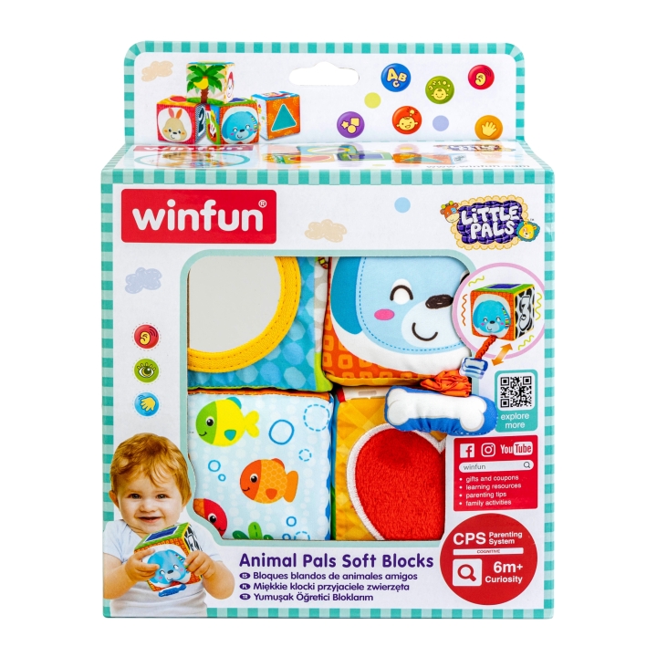 Winfun Animal Pals Soft Blocks