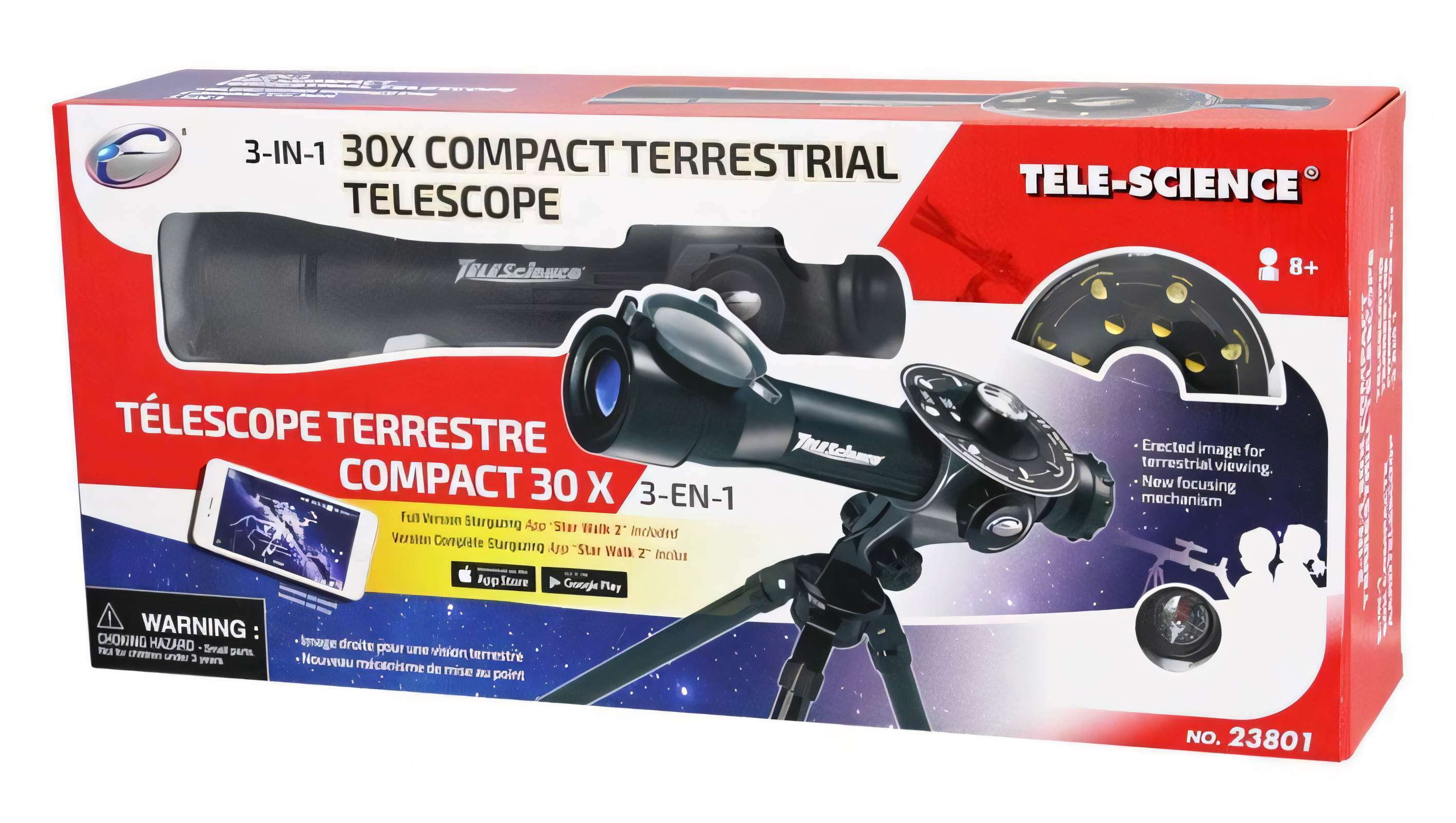 Es 3 In 1 30X Compact Terrestrial Telescope