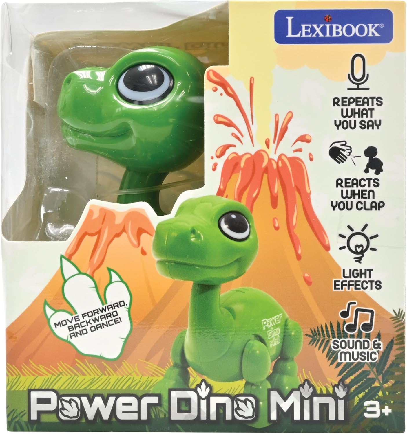 Power Puppy Mini Dinosaur Robot W/Light And Sound Effect